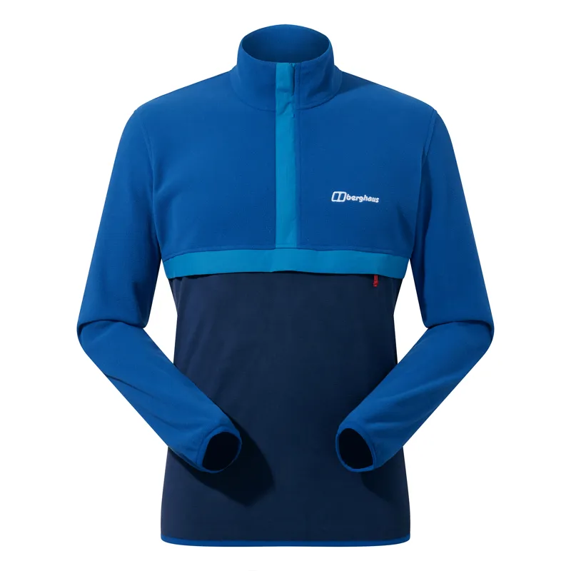Berghaus Aslam Micro Half Zip Fleece Mens in Blue Dark Blue
